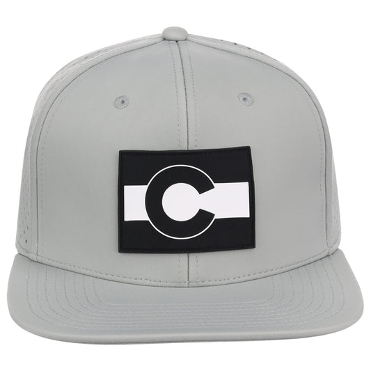 Local Crowns Colorado Performance Flat Bill - Grey