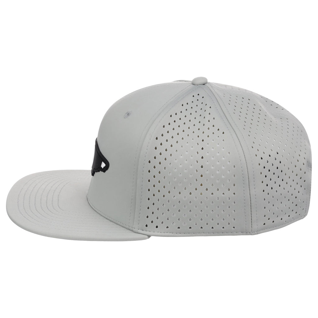 Local Crowns Tennessee Performance Flat Bill - Grey