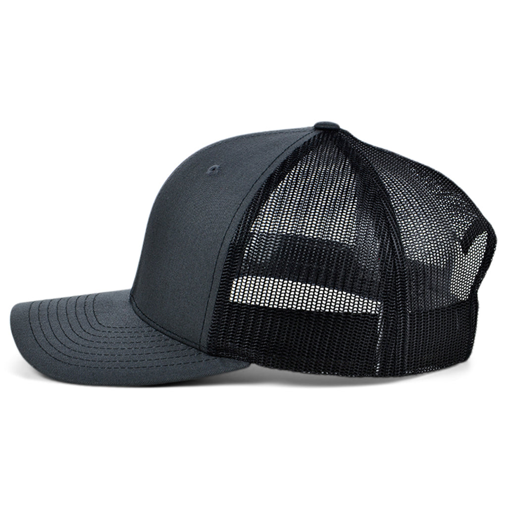 Richardson 112 Trucker - Charcoal/Black