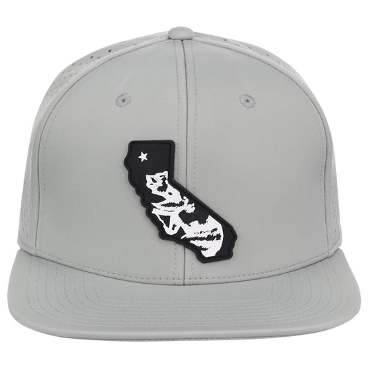 Local Crowns California Performance Flat Bill - Grey