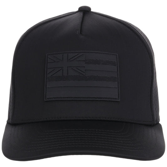 Local Crowns Hawaii All Black Tech Cap - Black