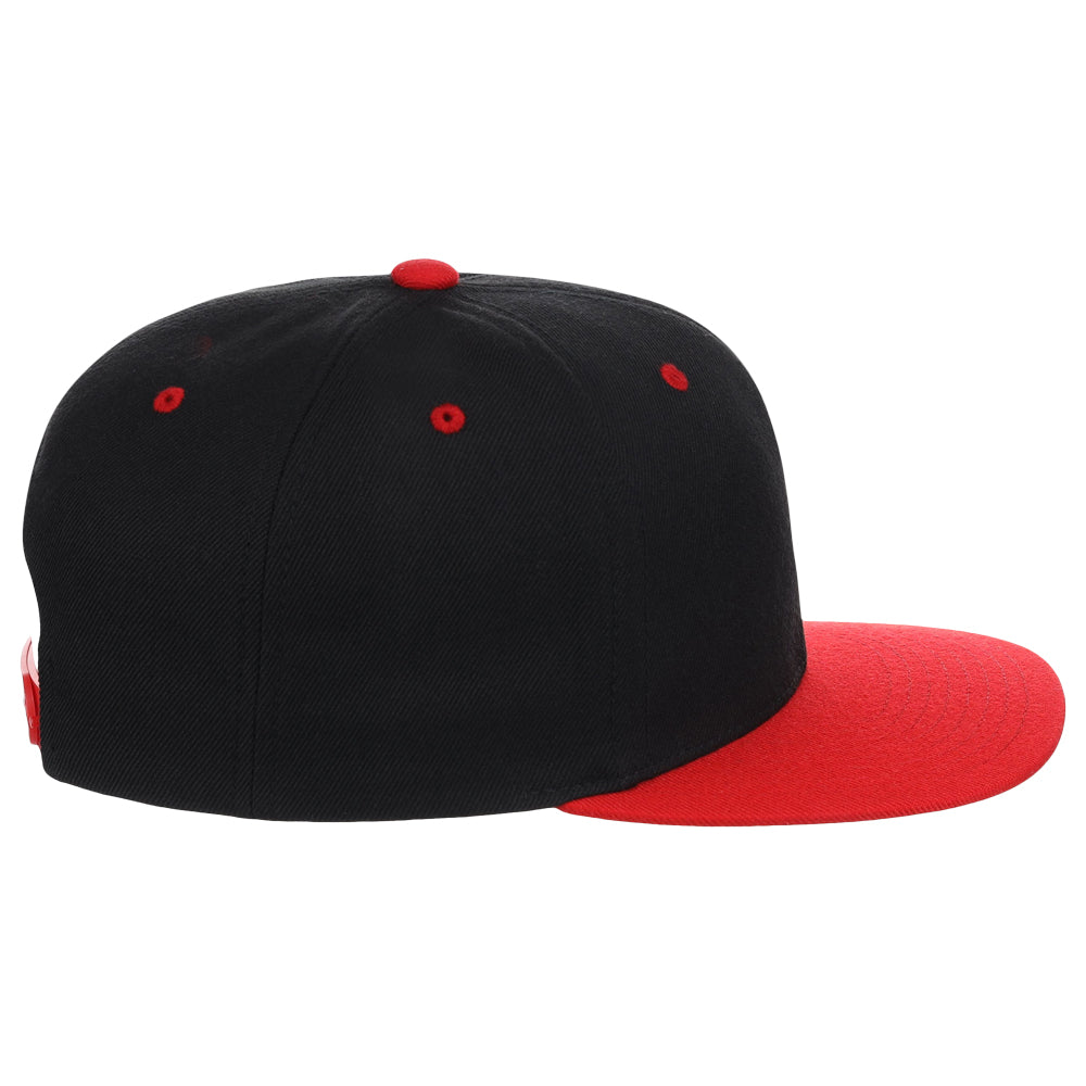 YP Classics Blank Snapback - Black/Red