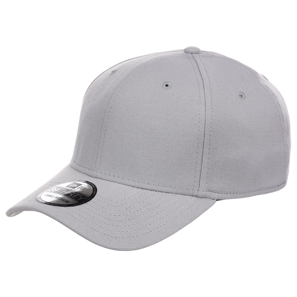New Era Blank Poly 39THIRTY Cap - Grey