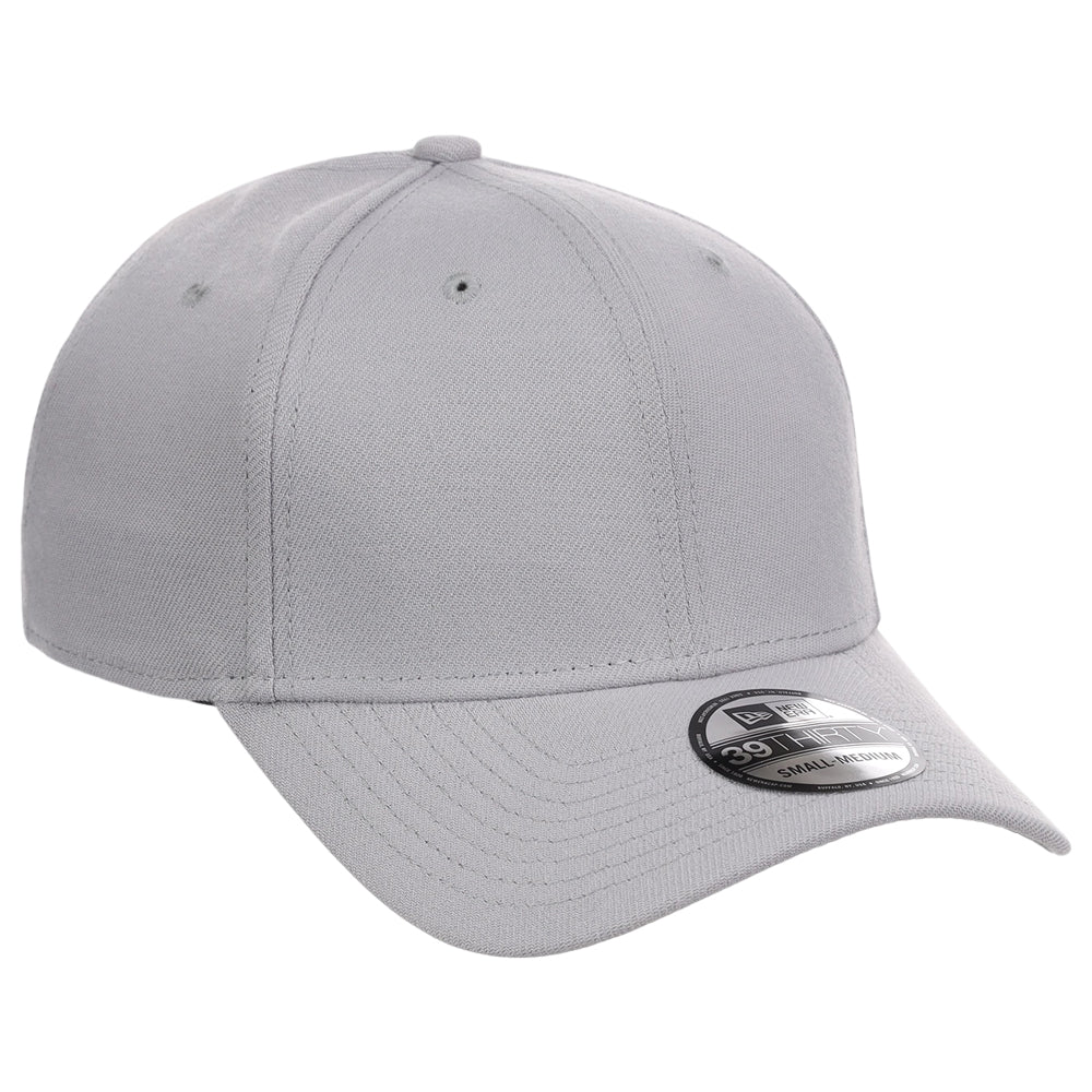 New Era Blank Poly 39THIRTY Cap - Grey