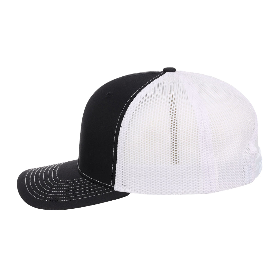 Richardson 112 Trucker - Black/White