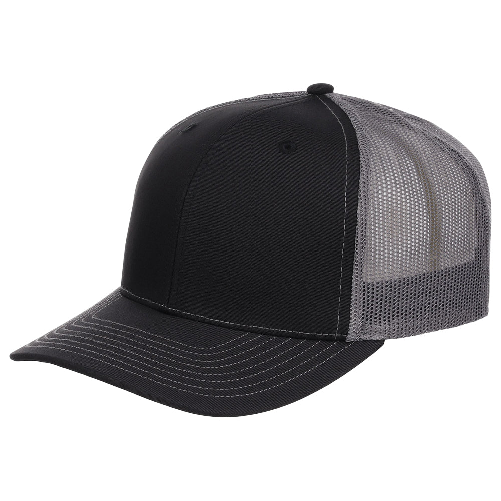 Richardson 112 Trucker - Black/Grey
