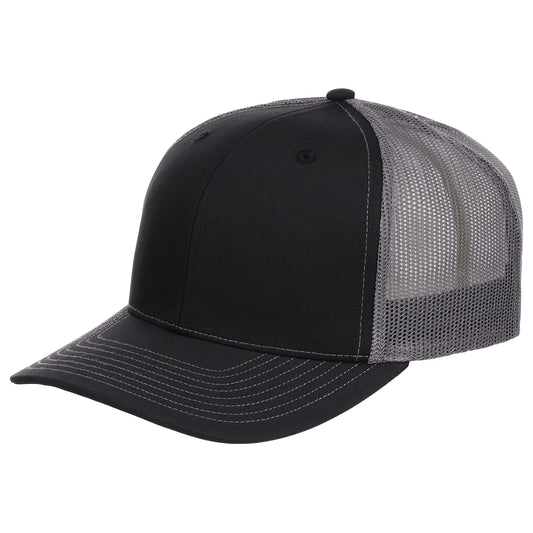 Richardson 112 Trucker - Black/Grey