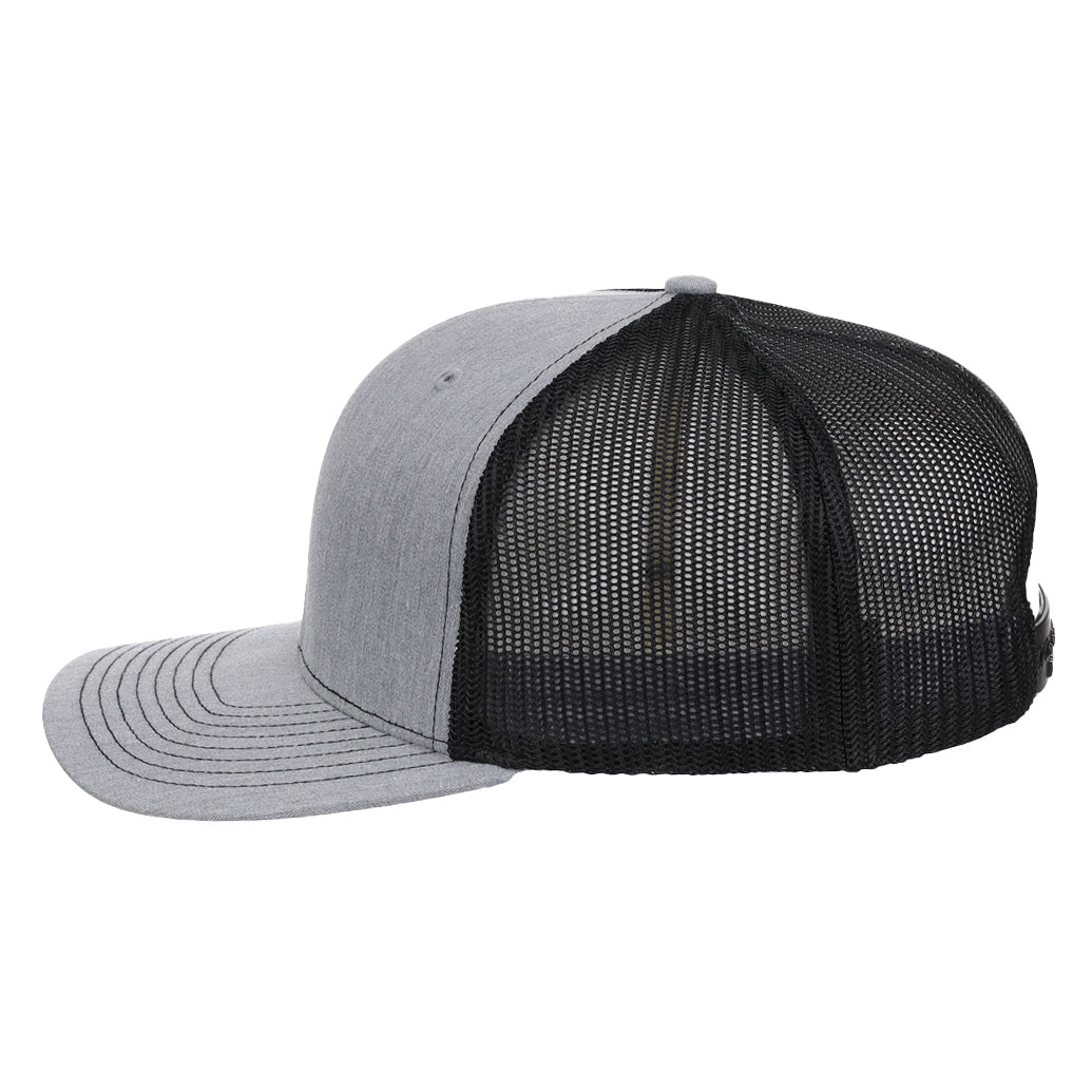Richardson 112 Trucker - Heather Grey/Black