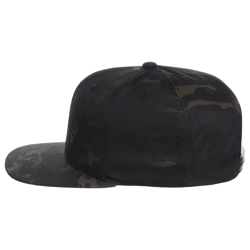 YP Classics Blank Snapback - Black/Mulitcam