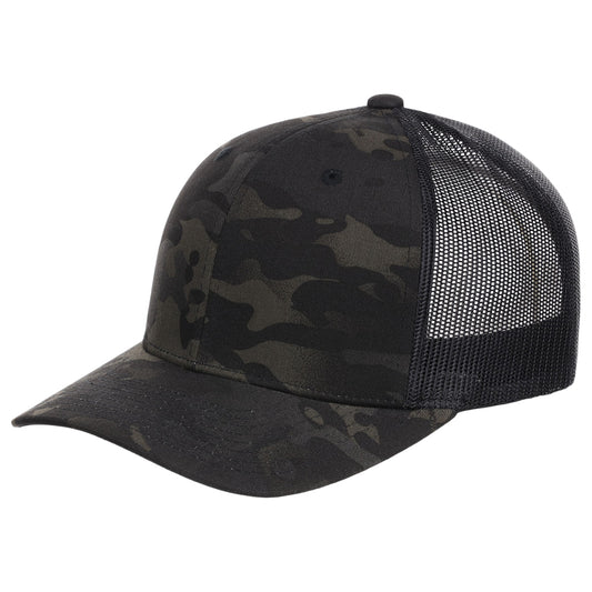 YP Classics Fan Trucker - Black/Multicam