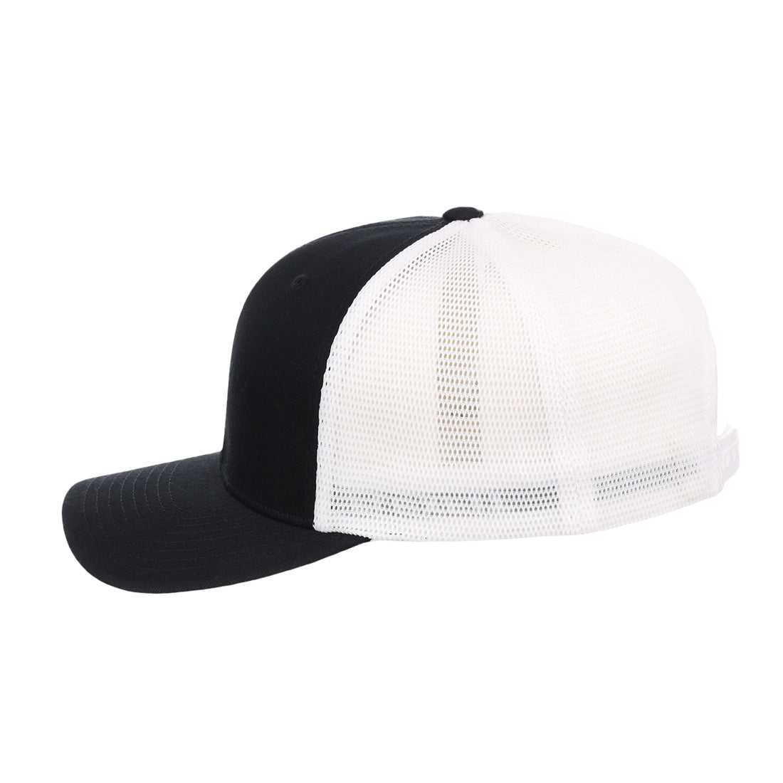 Flexfit Blank 110 Trucker - Black/White