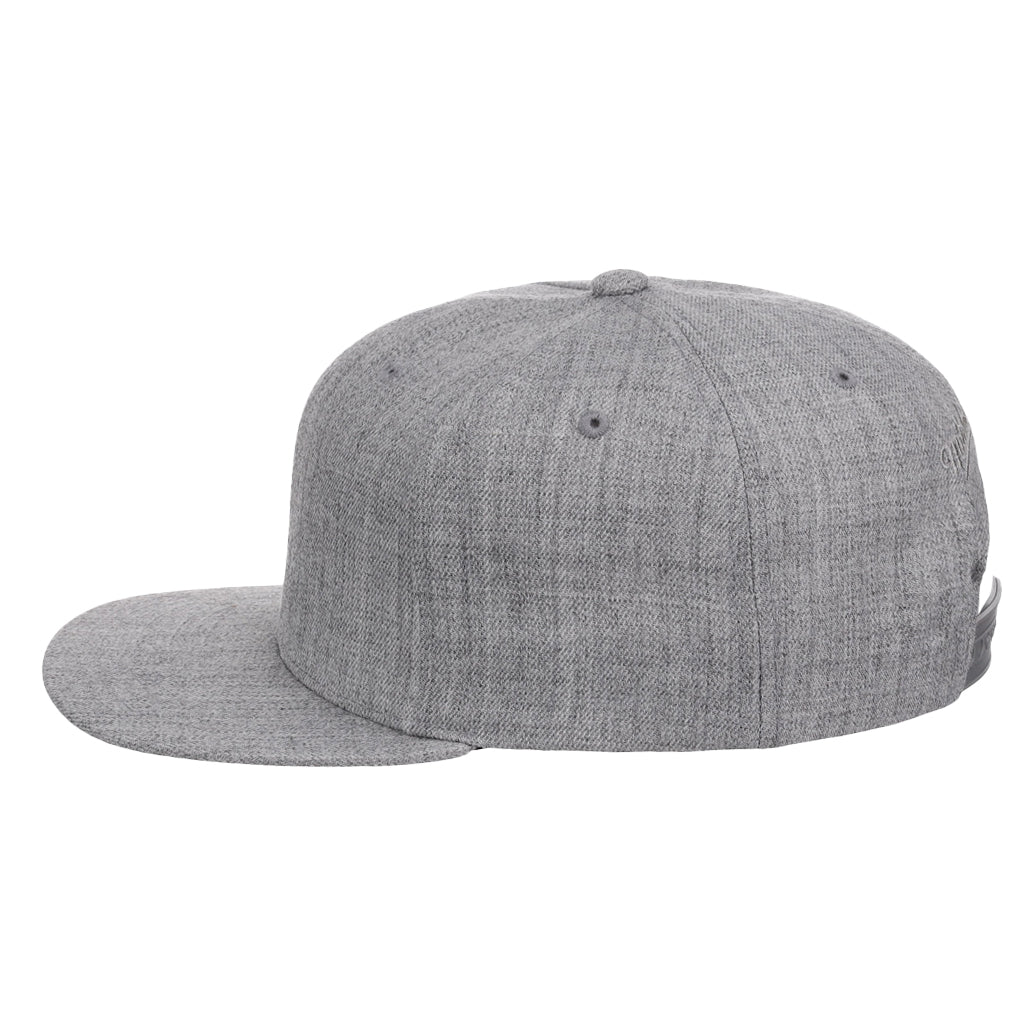 Mitchell & Ness Blank Classic Snapback - Heather Grey
