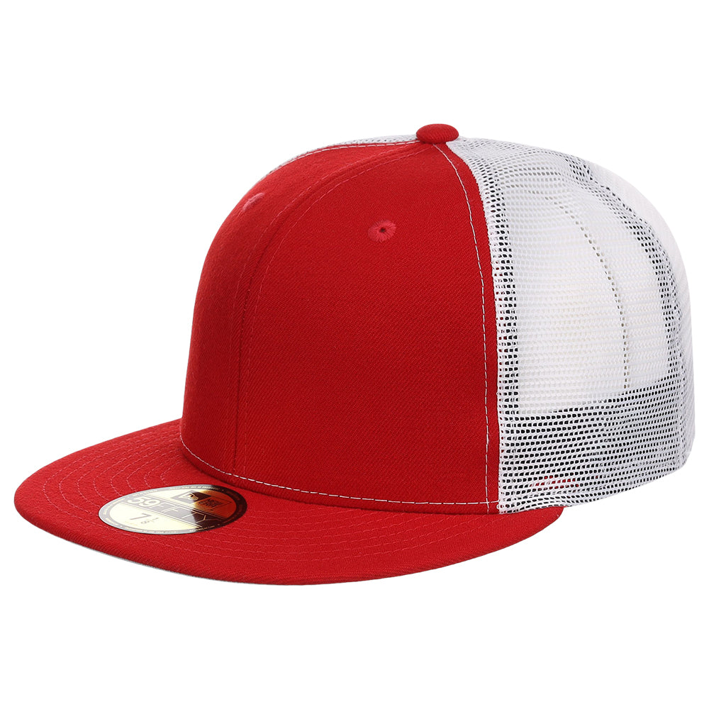 New Era Custom 59FIFTY Trucker Red/White1
