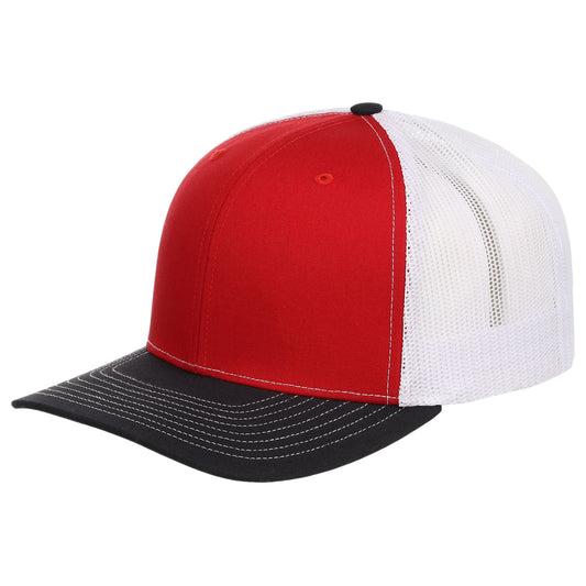 Richardson 112 Trucker - Red/White/Black