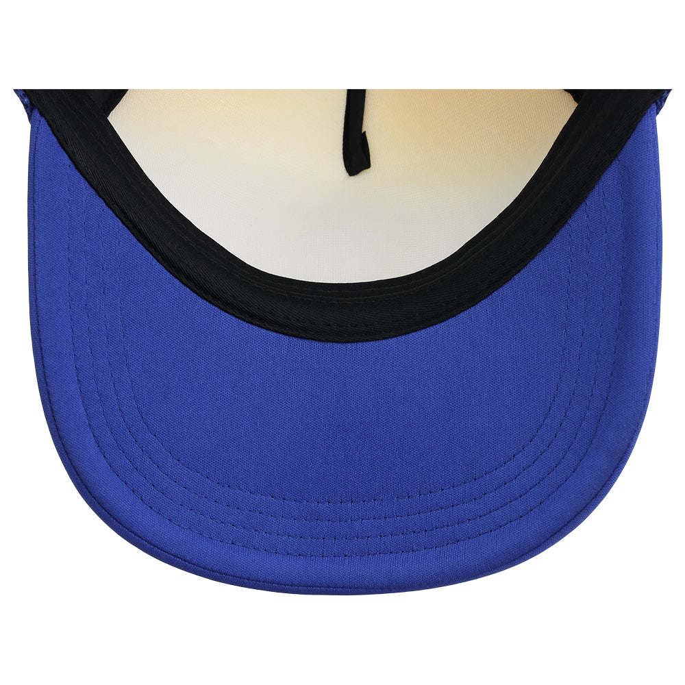 Crowns By Lids Screen Foam Trucker Cap - White/Royal Blue