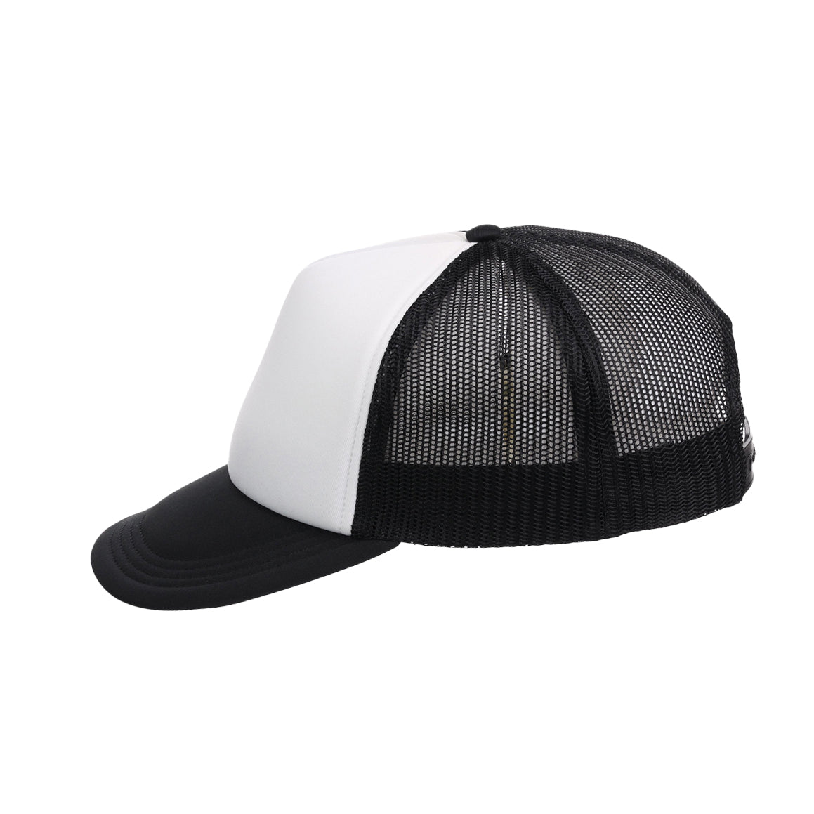 Crowns By Lids Screen Foam Trucker Cap - White/Black