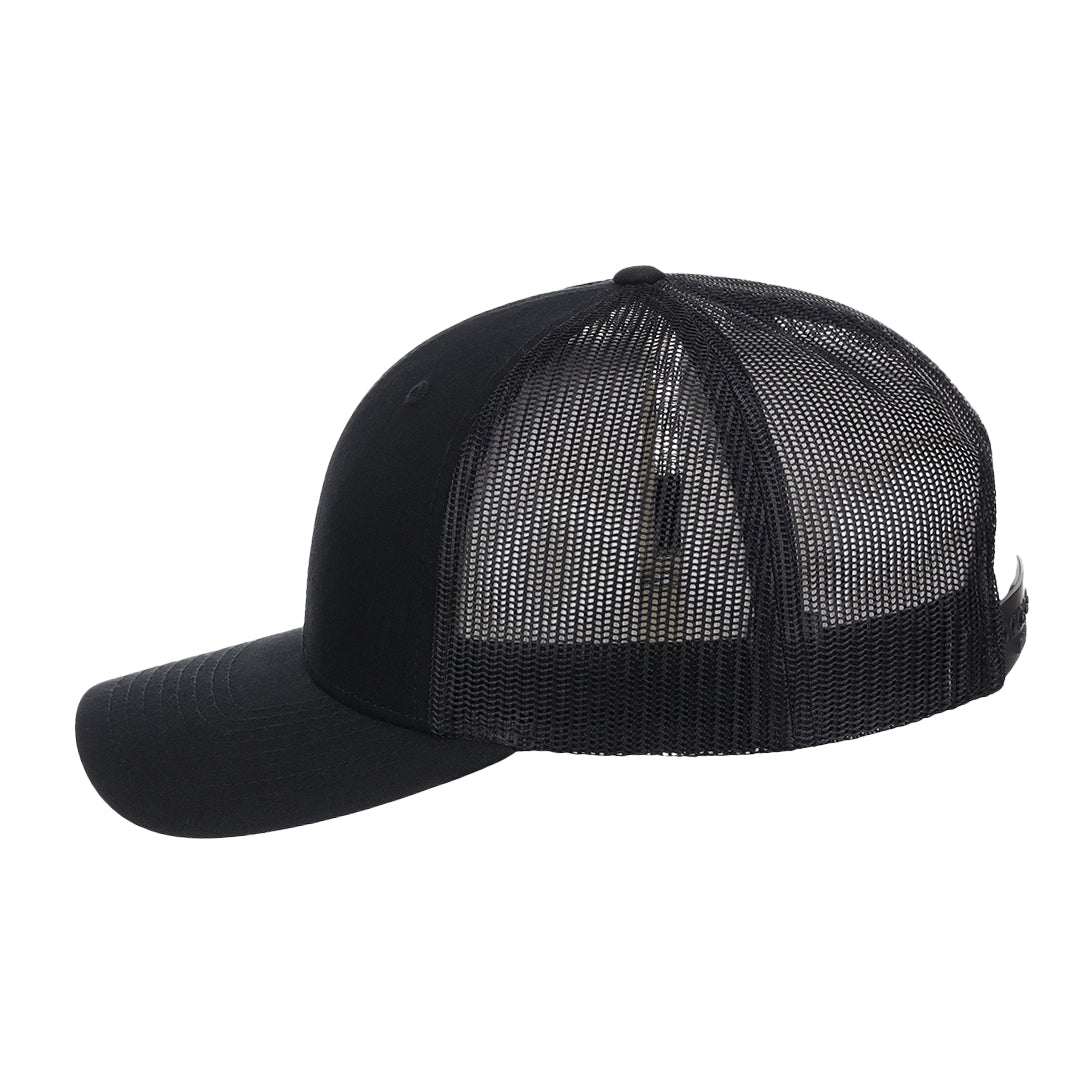 Richardson 112 Trucker - Black/Black