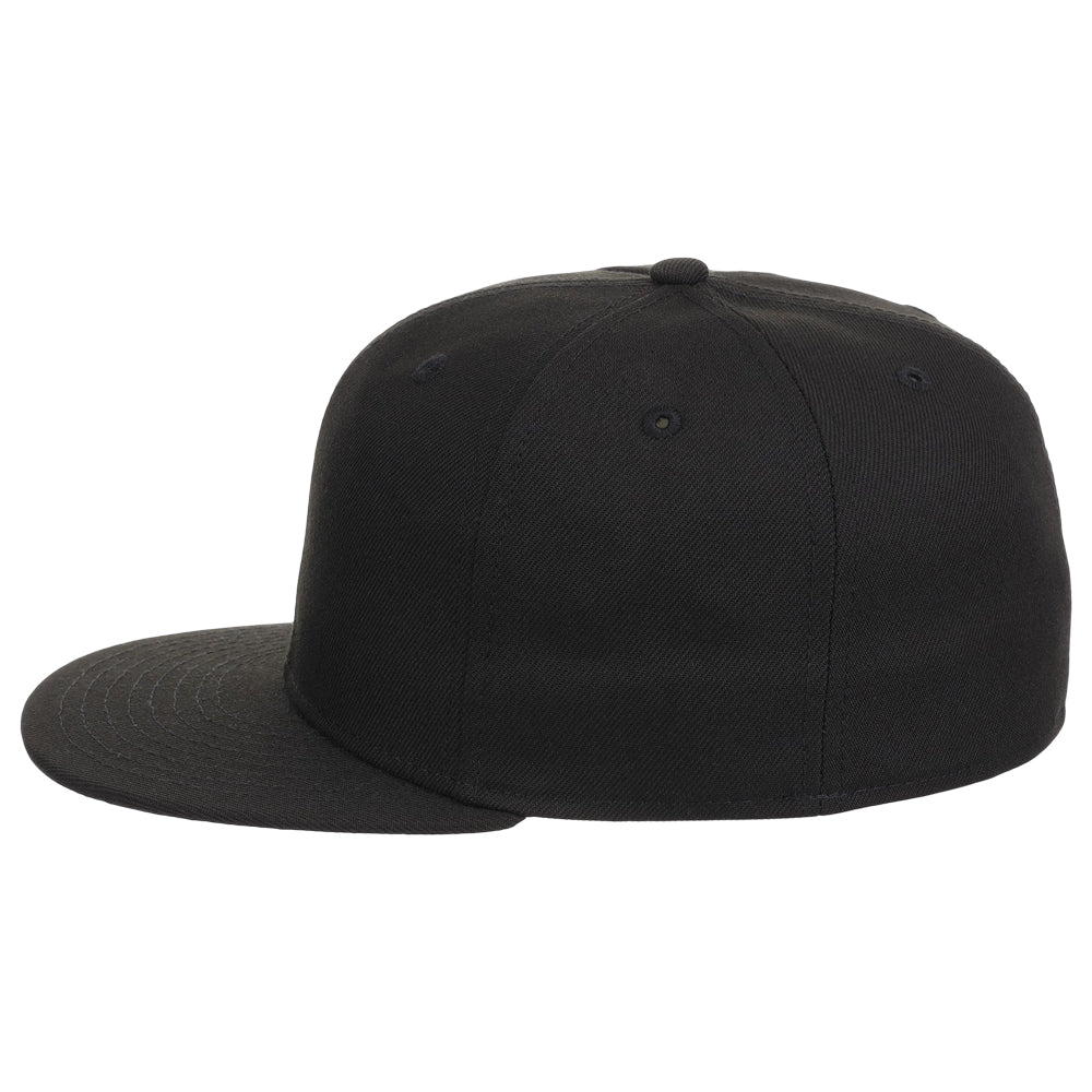 Crowns By Lids Full Court Fitted Cap - Black/Black