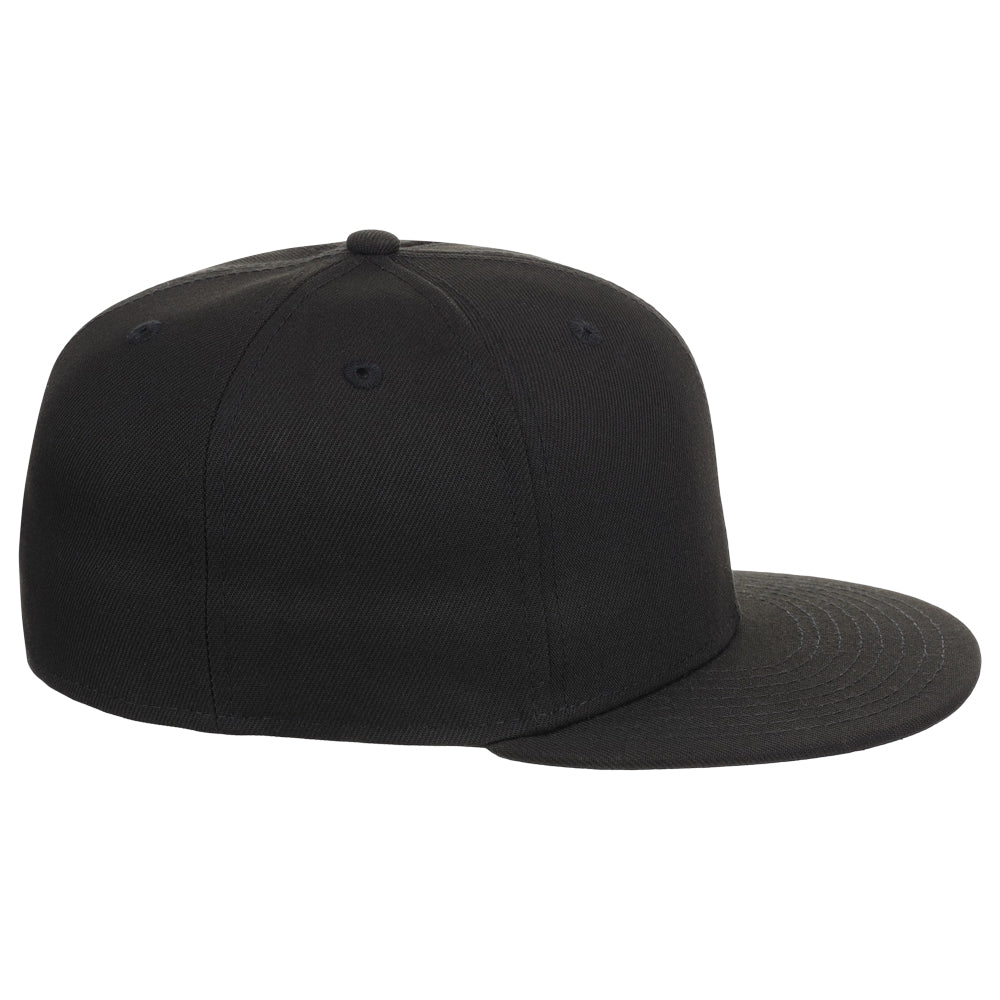 Crowns By Lids Full Court Fitted Cap - Black/Black