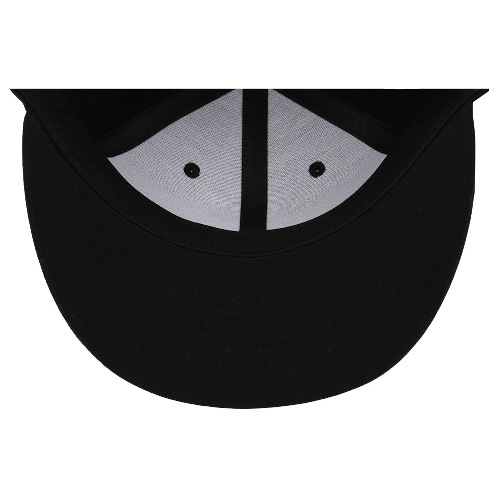 Crowns By Lids Full Court Fitted Cap - Black/Black