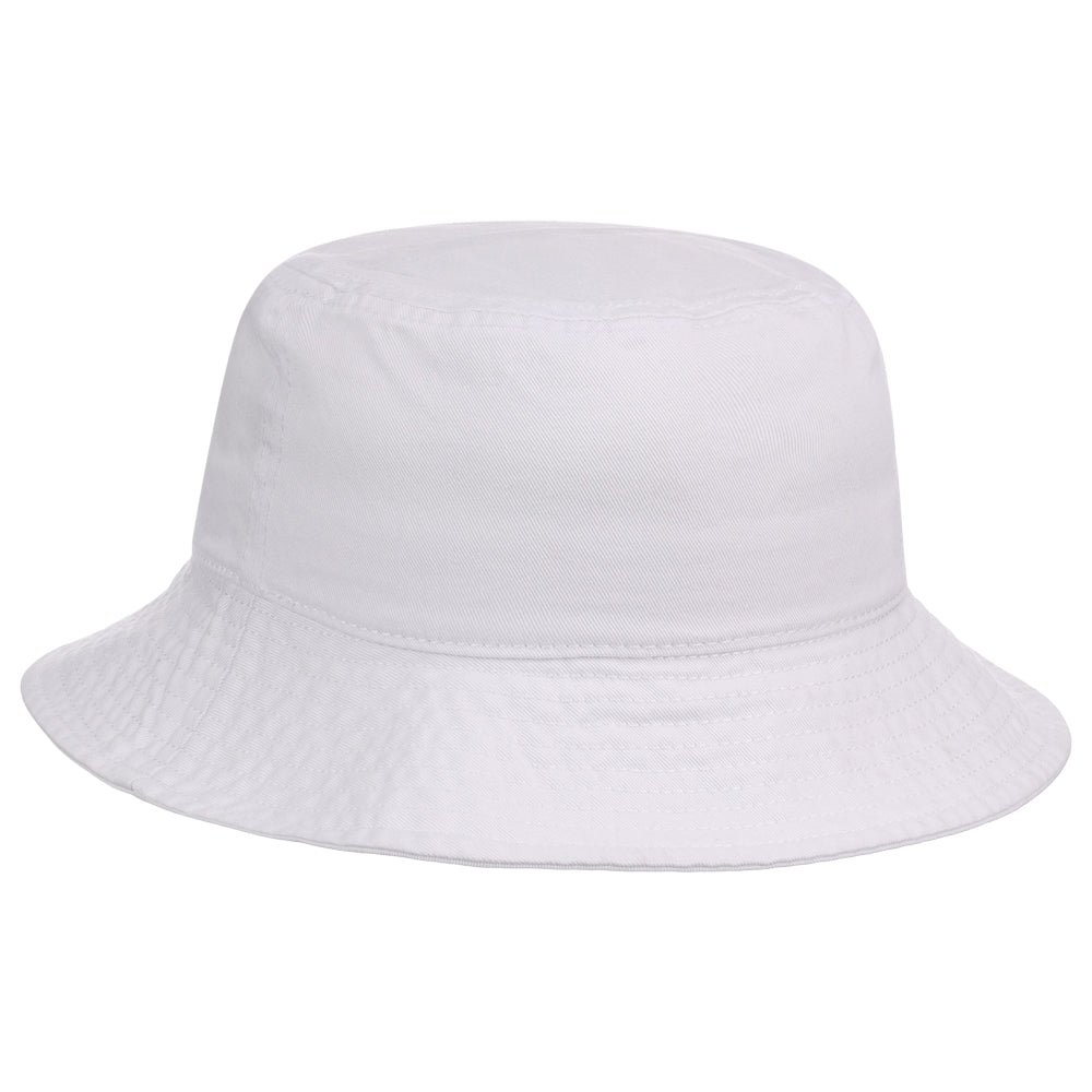 Crowns By Lids Swish Bucket Hat - White