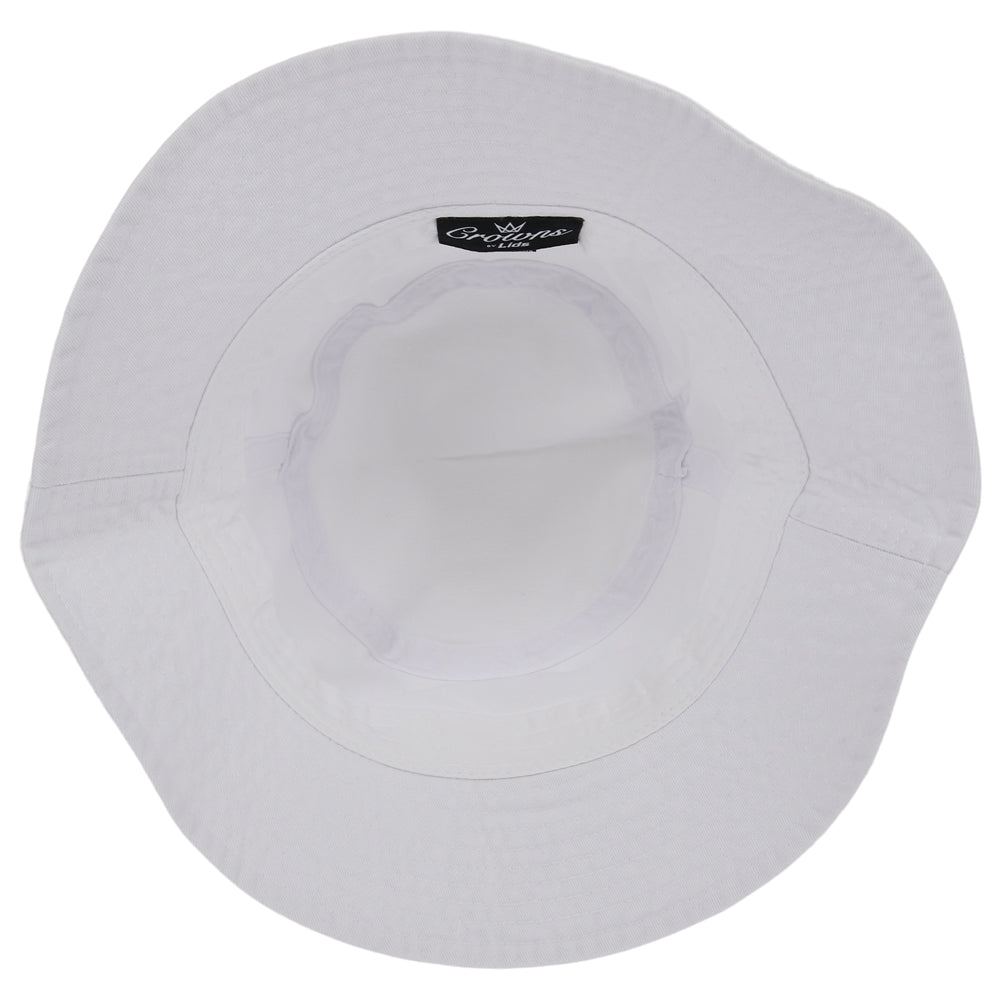 Crowns By Lids Swish Bucket Hat - White