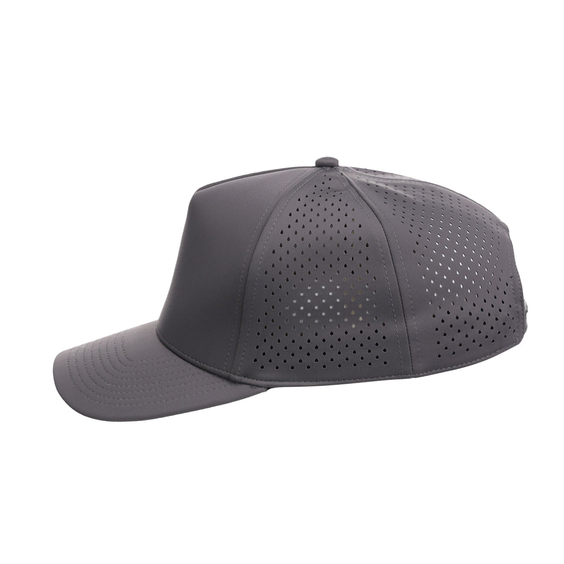 Crowns By Lids Tee Box 5-Panel Tech Cap - Charcoal