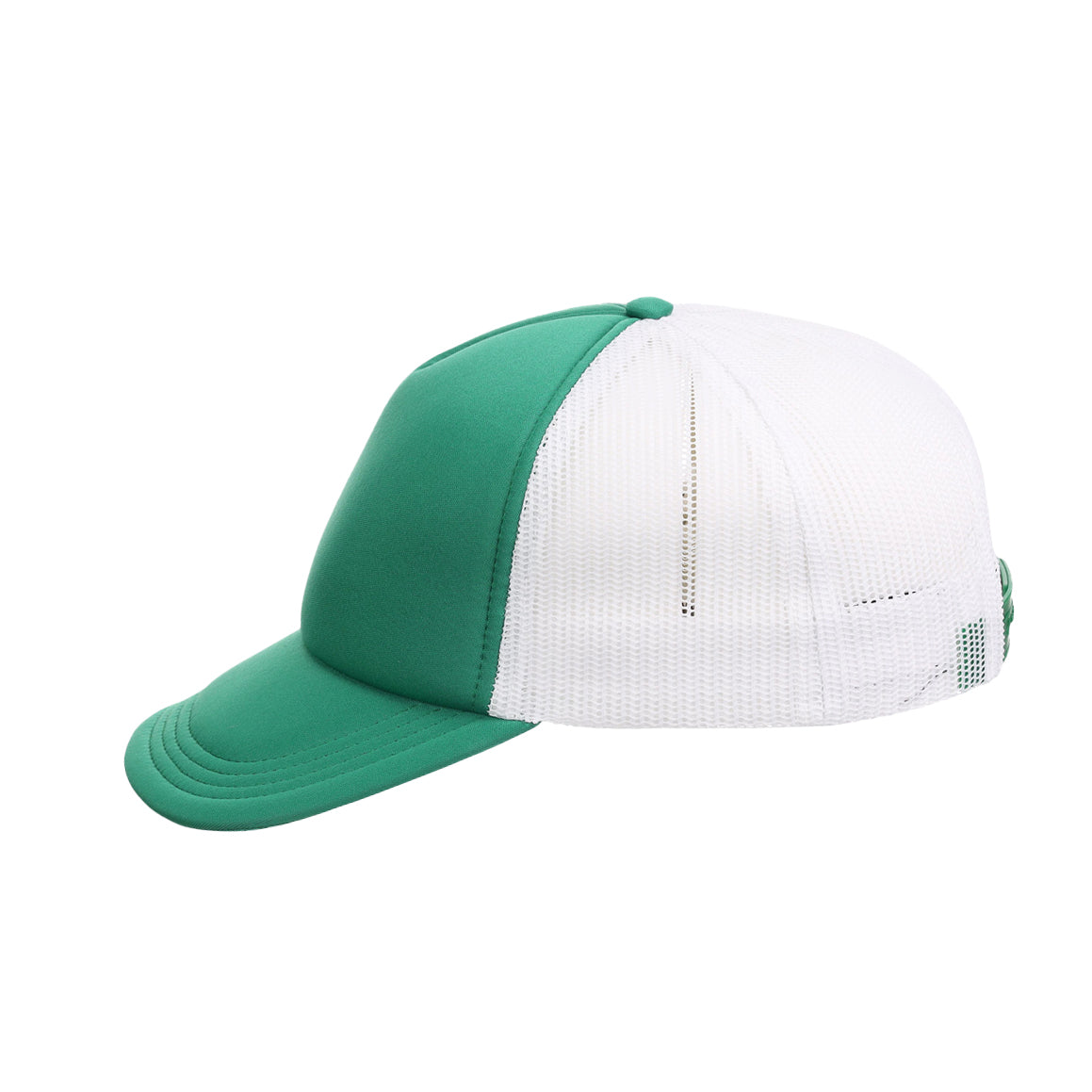 Crowns By Lids Screen Foam Trucker Cap - White/Green
