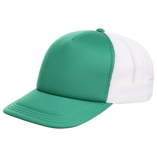 Crowns By Lids Screen Foam Trucker Cap - White/Green