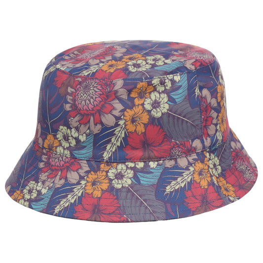 Crowns By Lids Tropical Bucket Hat - Purple/Blue