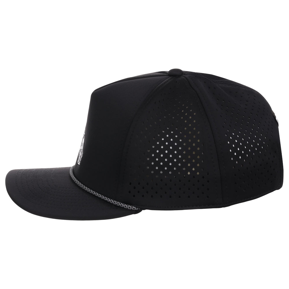 Local Crowns California Reflective 5 Panel Tech w/Rope - Black