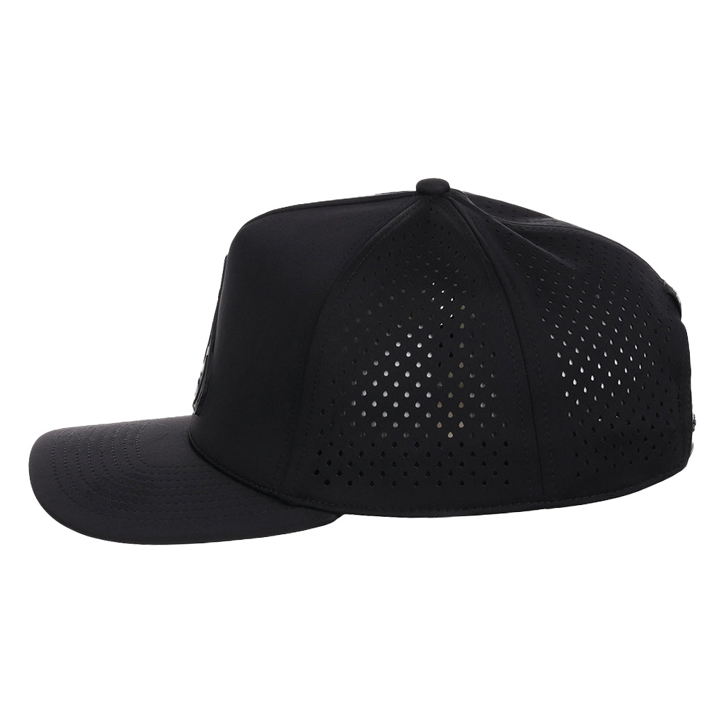 Local Crowns California All Black Tech Cap - Black