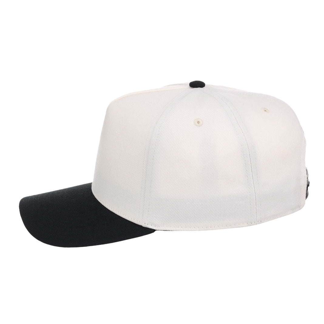 Crowns By Lids Hook Shot 2-Tone A-Frame Cap - Ivory/Black