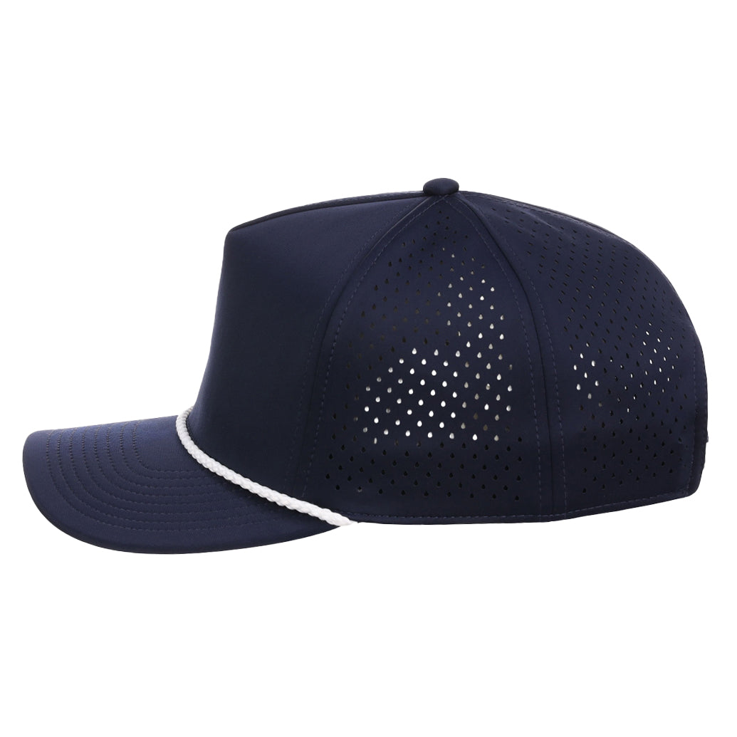 Crowns By Lids Rope 5-Panel Tech Cap - Navy