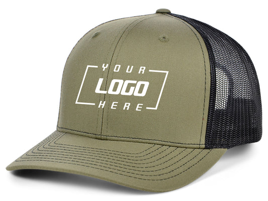 Richardson 112 Trucker - Olive/Black