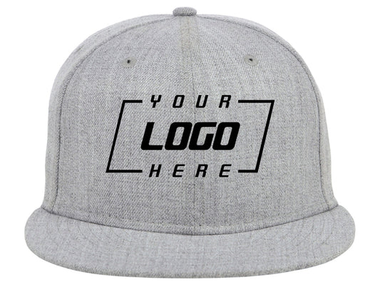 Crowns By Lids Full Court Fitted Cap - Heather Grey