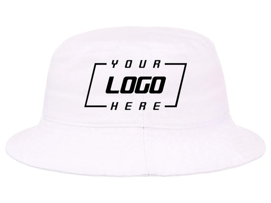 Crowns By Lids Swish Bucket Hat - White