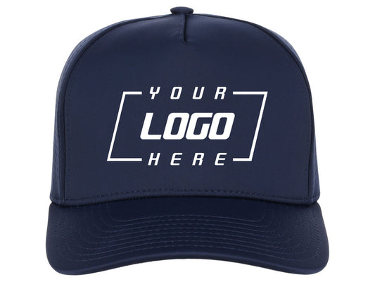 Crowns By Lids Tee Box 5-Panel Tech Cap - Navy