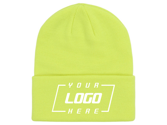 Crowns By Lids Turnover Cuff Knit - Yellow