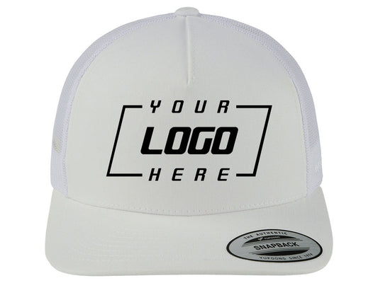 YP Classics 5-Panel Retro Trucker - White
