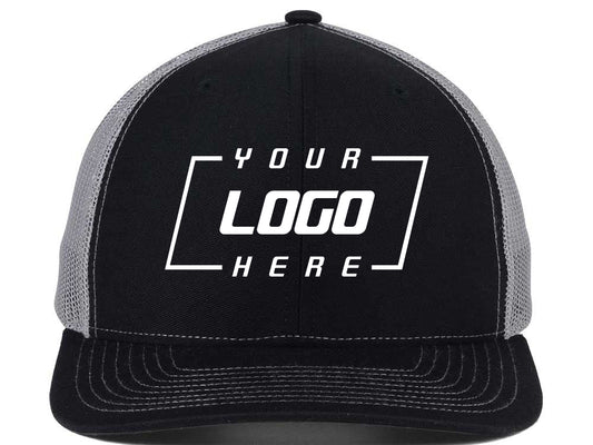 Richardson 112 Trucker - Black/Grey