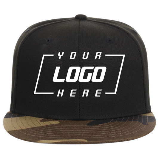 Crowns By Lids Dime Snapback Cap - Black/Camo