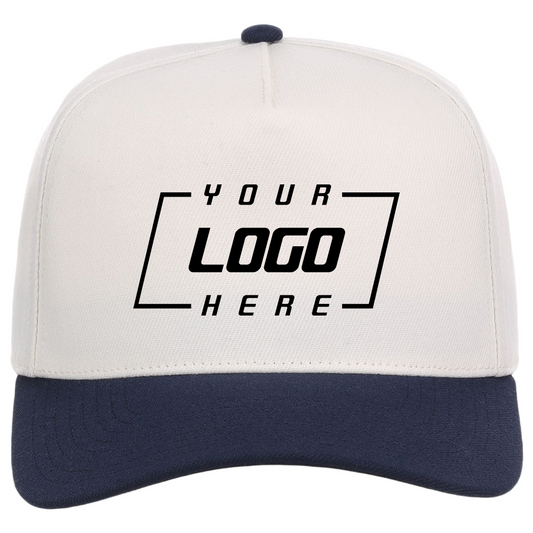 Crowns By Lids Hook Shot 2-Tone A-Frame Cap - Ivory/Navy