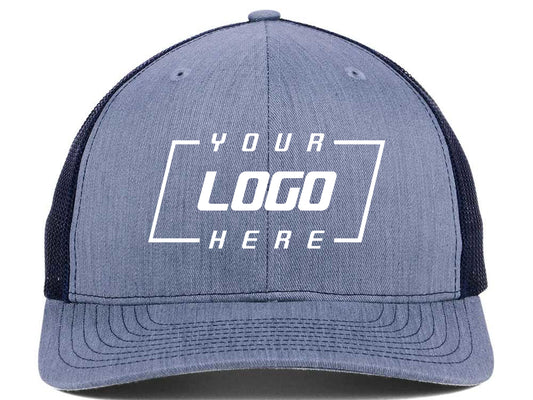 Richardson 112 Trucker - Heather Grey/Navy