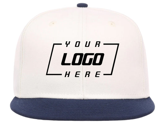 Crowns By Lids Full Court Fitted Cap - Ivory/Navy