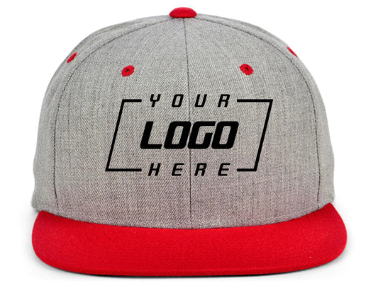 YP Classics Premium Snapback - Grey/Red