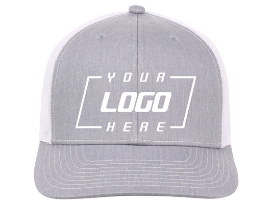 Crowns By Lids Slam Dunk Trucker Cap - Heather Grey/White