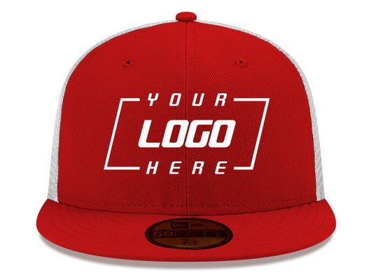 New Era Custom 59FIFTY Trucker - Red/White