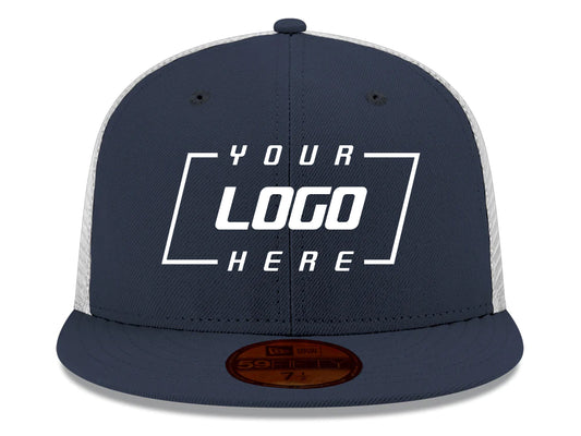 New Era Custom 59FIFTY Trucker - Navy/White