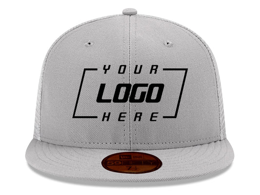 New Era Custom 59FIFTY Trucker - Grey/White